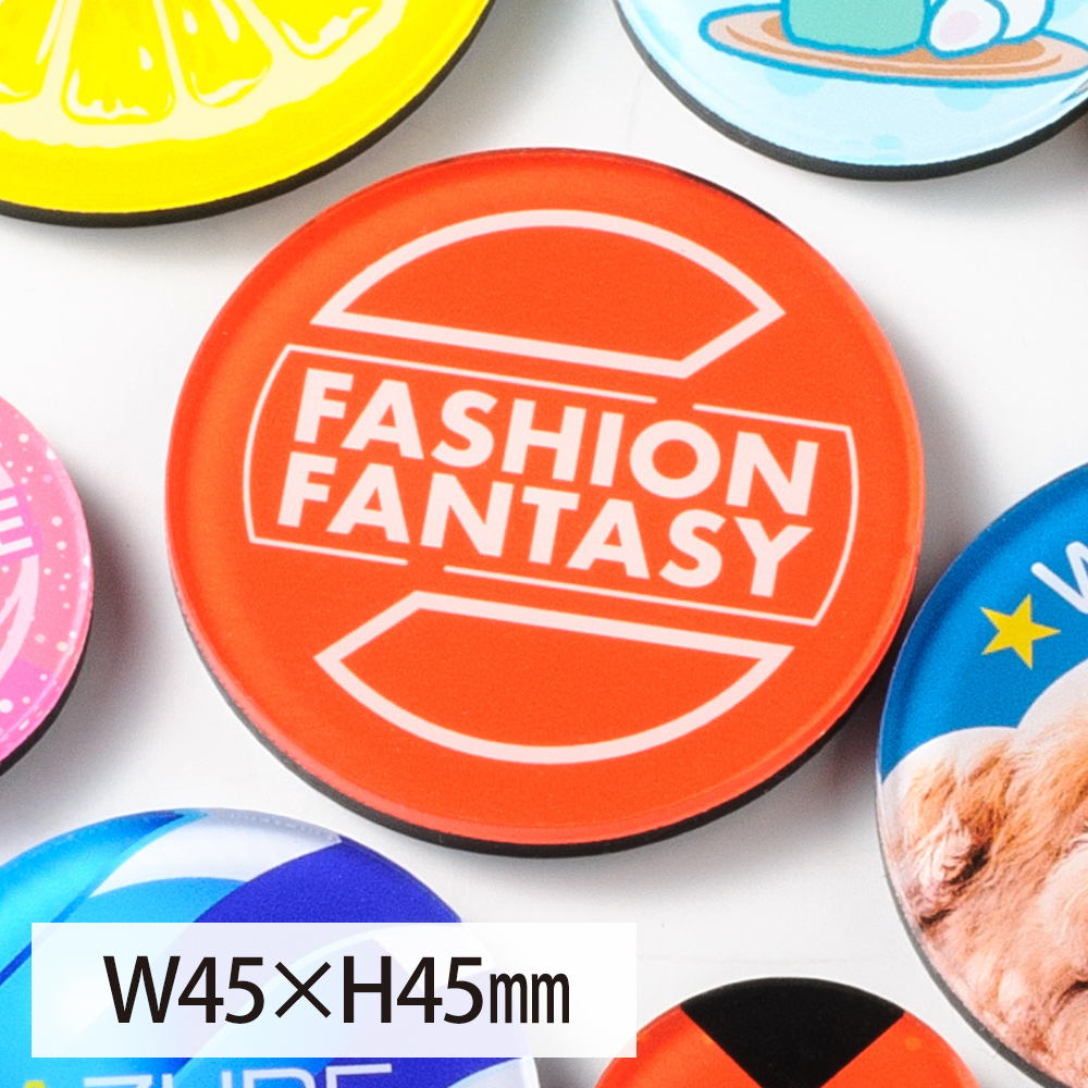 アクリルマグネット 丸形タイプ W45×H45mm