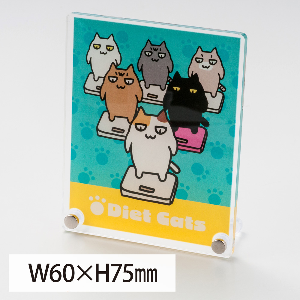 アクリルミニフォトスタンド W60×H75mm